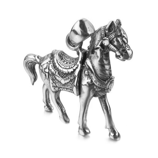 Anhänger Pferd 316 L Edelstahl inkl. Kette im Etui