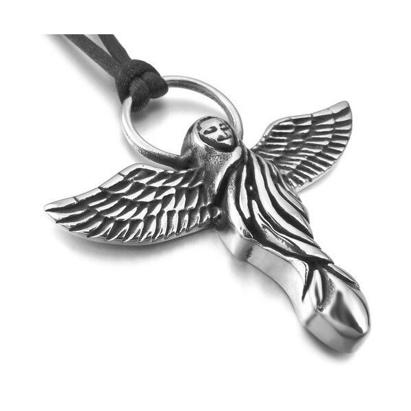 Anhänger Angelwings 316 L Edelstahl inkl. Kette im Etui
