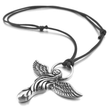 Anhänger Angelwings 316 L Edelstahl inkl. Kette im Etui