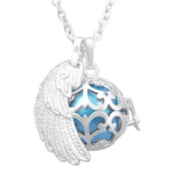 Anhänger Engelsflügel HERZ inkl. Kette aus 925 Silber im Organza Beut,  49,99 €