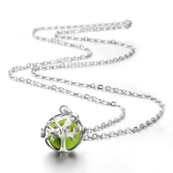 Anhänger Lebensbaum klein Klangkugel Harmony kiwi...