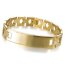 Armband NAMENSSTEG gold aus 316 L Edelstahl Gravur Option  im Schmuck Etui