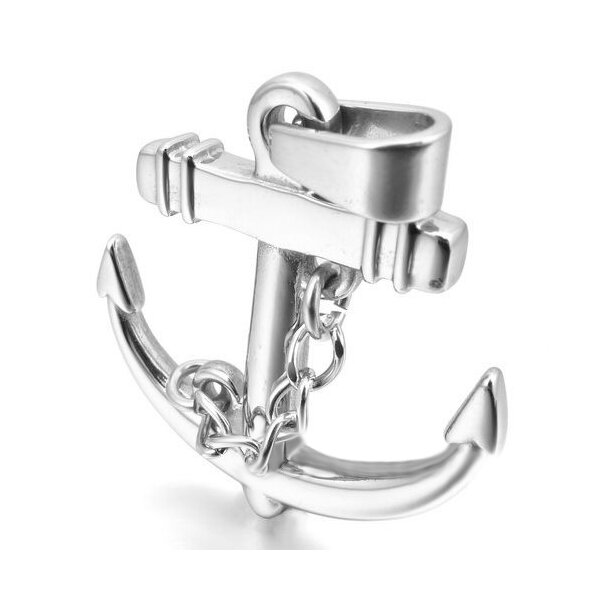 Anhänger Anker 316 L EDELSTAHL inkl. Kette im Etui