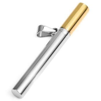Anhänger Zigarette 316 L EDELSTAHL inkl. Kette im...