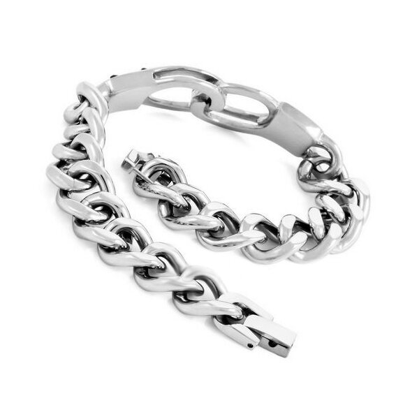 Armband Handschellen aus 316 L Edelstahl im Schmuck Etui