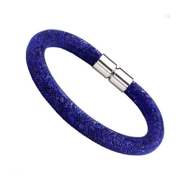 Armband Flying Diamond BLUE Glam  mit Magnetverschluss