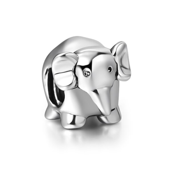 Bead Perle Elefant aus 925 Silber OHNE KETTE im Etui