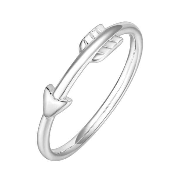 Silberring  SET Midi Nuckle Rings Herz Pfeil & Spitzen aus 925 Silber  im Etui