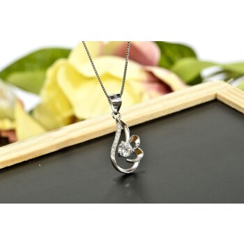 Anhänger Fantasie aus  925 Silber mit Zirkonias...