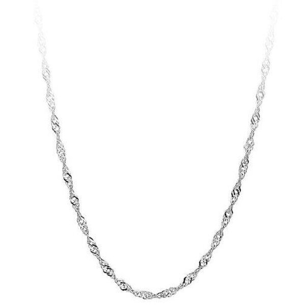 925 Silber massiv  Figaro  Silberkette diamantiert inkl. Etui