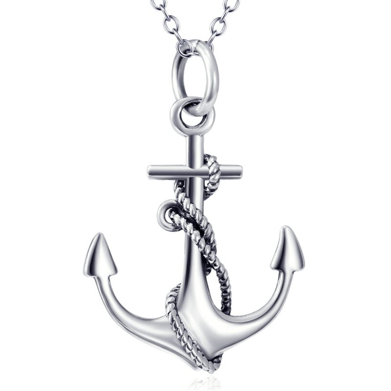 Anhänger Anker AHOI vintage aus 925 Silber inkl. Kette im Etui, 99,99 €