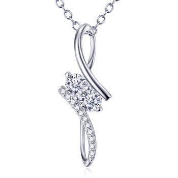 Anhänger Brillant Glam mit Zirkonien AAA+ aus 925 Silber...