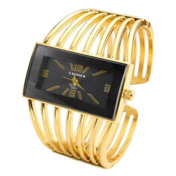 Spangen Damen Armbanduhr Black Mamba gold