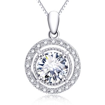 Anhänger Amulett Solitaire Zirkonia aus 925 Silber...