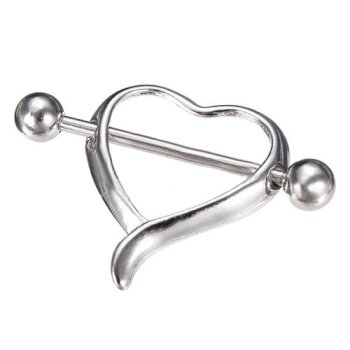 Brustwarzenpiercing Nippel Piercing intim Anhänger Herz...