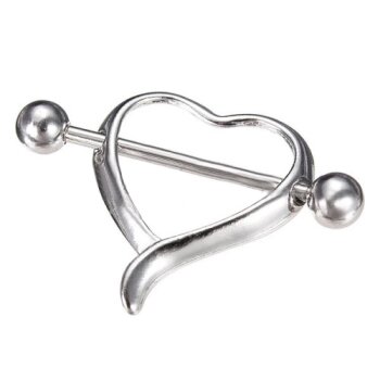 Brustwarzenpiercing Nippel Piercing intim Anhnger Herz...