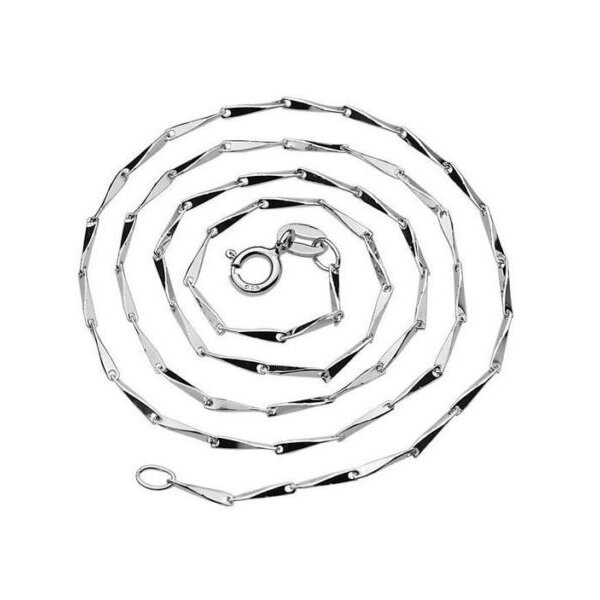 Snake Kette aus 925 Silber rhodiniert Größen Auswahl