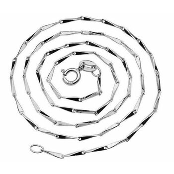 Snake Kette aus 925 Silber rhodiniert Größen Auswahl 50 cm
