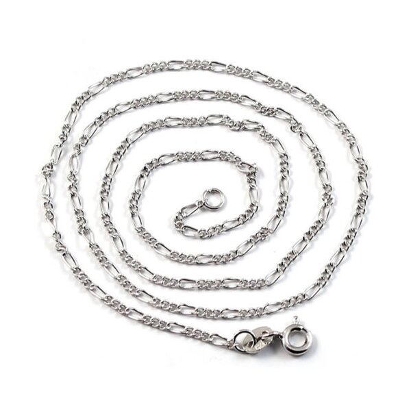 italienische Figaro Glieder Kette Classic 1,5 mm aus 925...