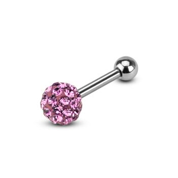1 Stück Tragus Helix Ohrstecker Piercing Kristall Kugel...