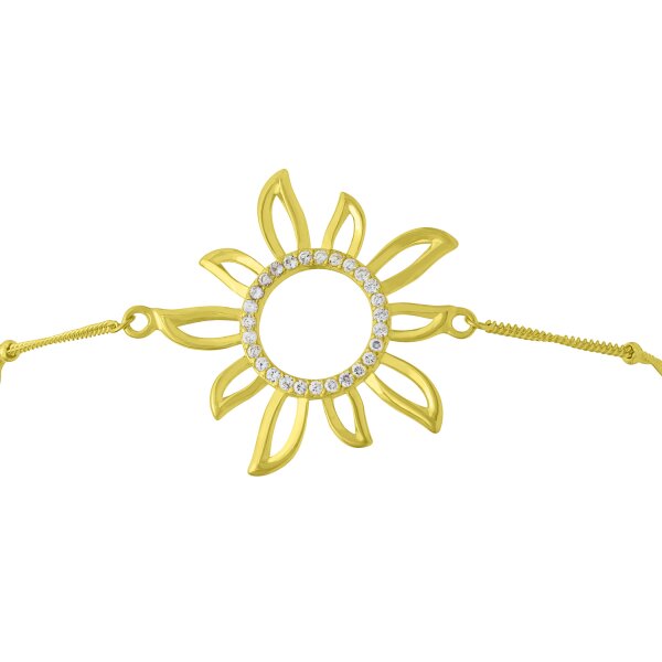 Armband Sol Sunshine 925 silber gold