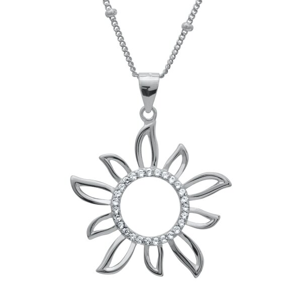 Kette mit Anhnger Sol Miracle 925 Silber