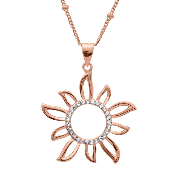 Necklace Sol Summer Breeze 925 Silver rosegold