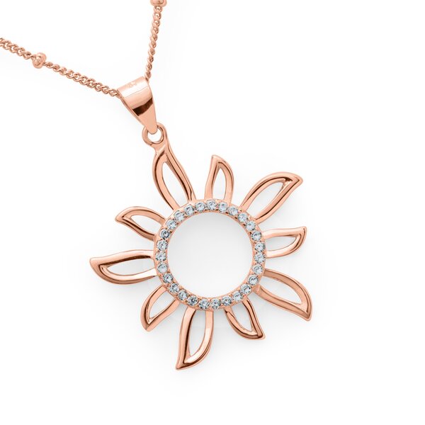 Necklace Sol Summer Breeze 925 Silver rosegold