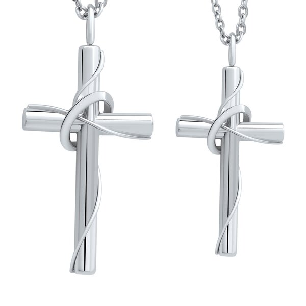 Couple pendants Cross Ranke  ENGRAVING OPTION