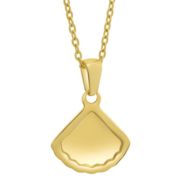 Kette mit Anhänger Seashell goldfarben