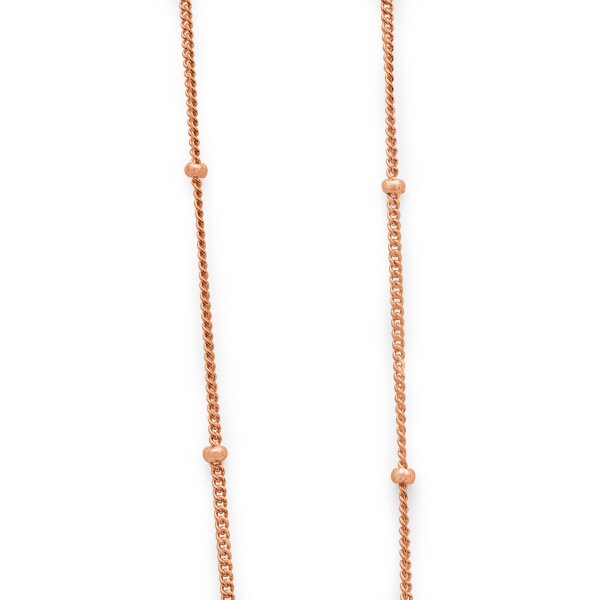 Kette mit Anhnger Herz-LUV rosgoldfarben