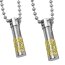 Partnerketten Only Love gold Edelstahl inkl. Ketten im Etui GRAVUR OPTION